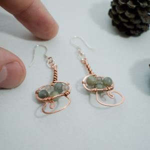 Oyster Mushroom - Copper Earrings| Swoop