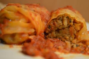 Meatless Cabbage Rolls