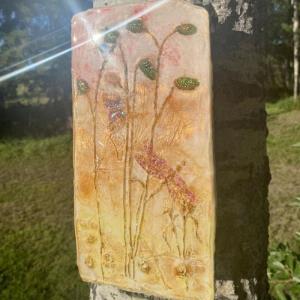 Sunset Botanical Mix No. 2 - Plaster Cast Resin Art