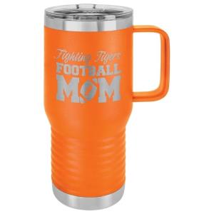 592ml (20 oz) Stainless Steel Travel Mug with Slider Lid Orange