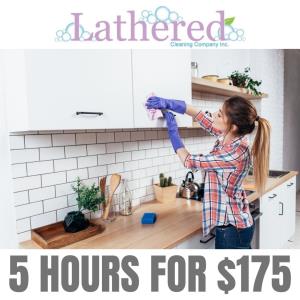 GIFT CARD SPECIAL - '5 Hours of Cleaning for $175'