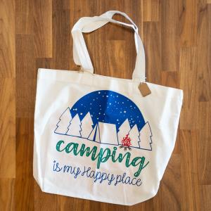 Eco-Friendly Reusable Cotton Bags - Camping Is My Happy Place