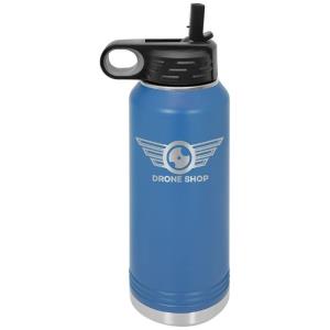 32 oz Stainless Steel Water Bottle Blue
