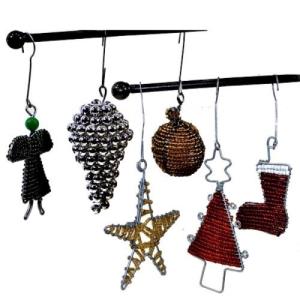 Beaded Christmas Ornaments - Assorted