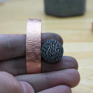 Fantasy Foothills - Textured Copper Bracelets