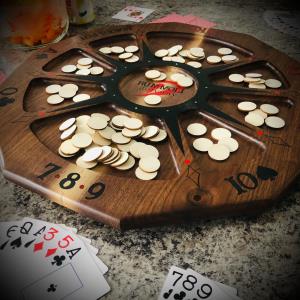 Rummoli Wooden Board Game