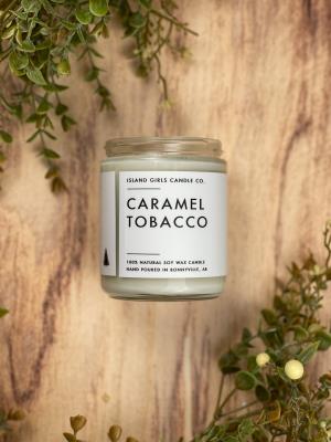 Caramel Tobacco 8oz Coconut Soy Candle