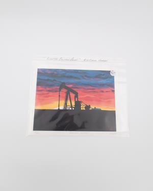 Limited Edition Print - Oilfield Sunset