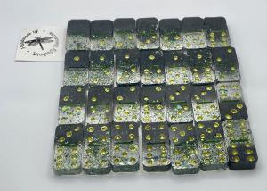 28 Piece Domino Set - Black and Green