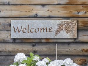 Pine Bough Personalized 4X12 Garden Sign