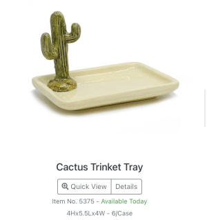 Cactus Tray