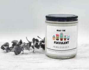 What the Fucculent - Coconut Soy Candle