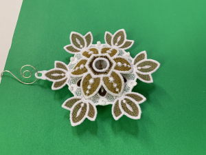 Gifts of Gold Flower Ornament