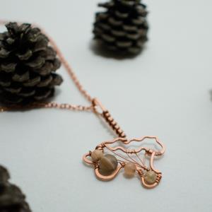 Chanterelle Mushroom - Copper Pendant| Veiled