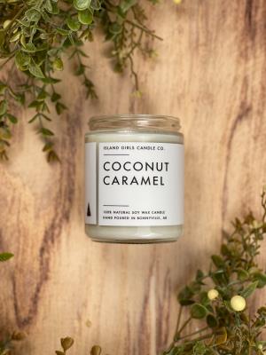 Coconut Caramel 8oz Coconut Soy Candle