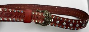 Red Studded belt